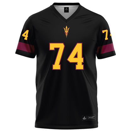 Arizona State - NCAA Football : Sean Na'a - Black Football Jersey-0