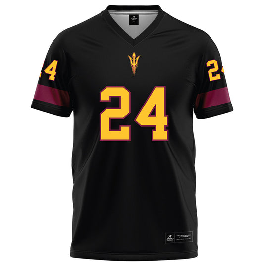 Arizona State - NCAA Football : Tate Romney - Football Jersey Black