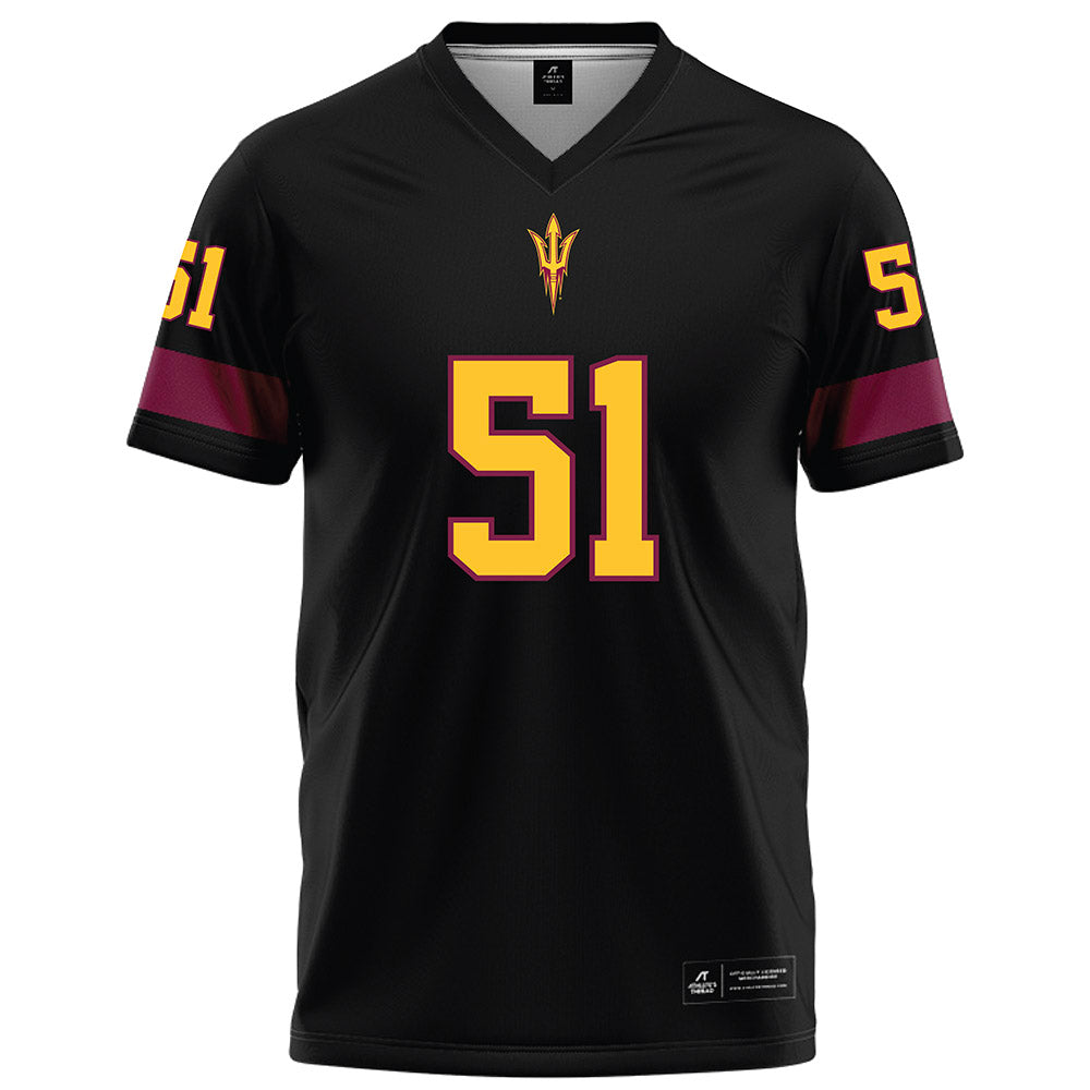 Arizona State - NCAA Football : Desean Bryant Jr - Black Football Jersey-0