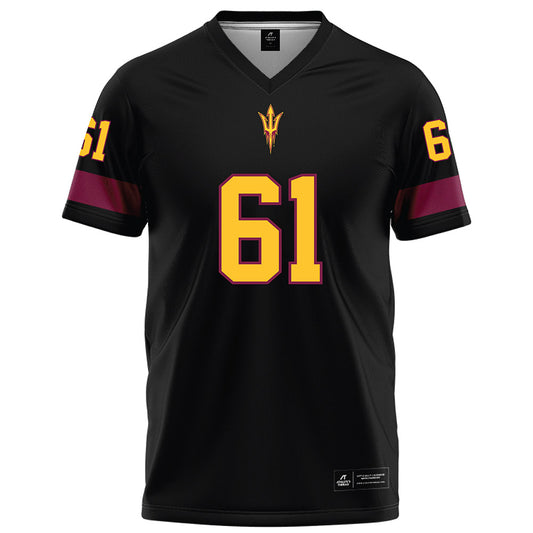 Arizona State - NCAA Football : Carson Keim - Black Football Jersey