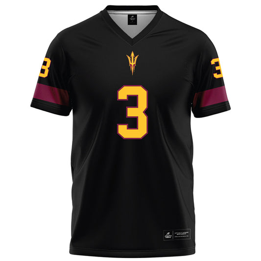 Arizona State - NCAA Football : Raleek Brown - Black Football Jersey