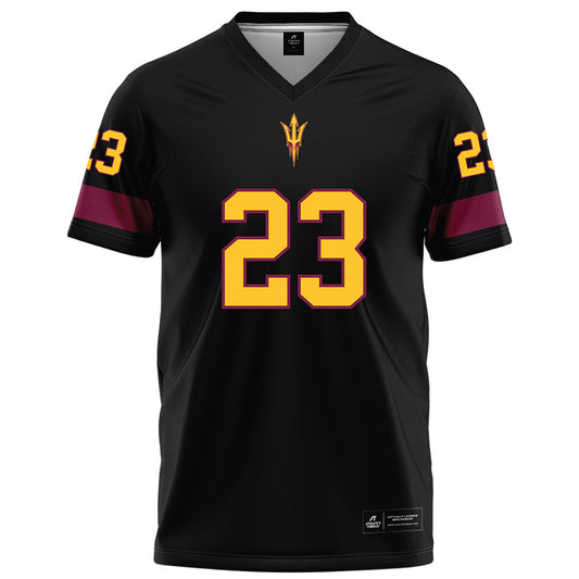 Arizona State - NCAA Football : Benjamin Alefaio-Lilii - Black Football Jersey-0