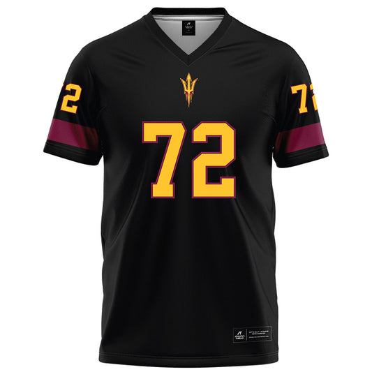 Arizona State - NCAA Football : Kaden Haeckel - Black Football Jersey