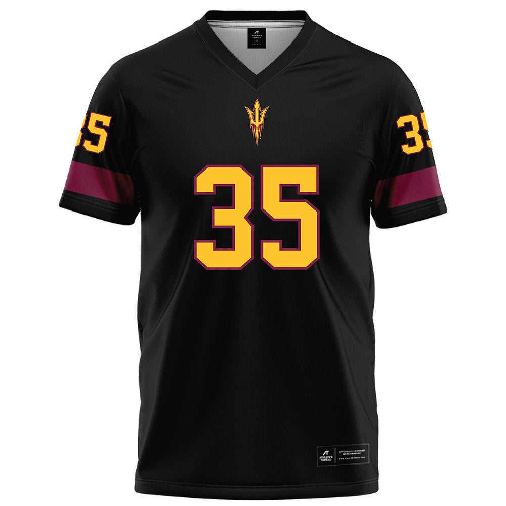 Arizona State - NCAA Football : Jesus Gomez - Black Football Jersey-0