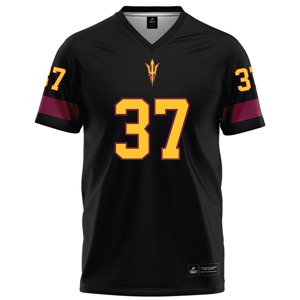 Arizona State - NCAA Football : Tommy Christakos - Black Football Jersey-0