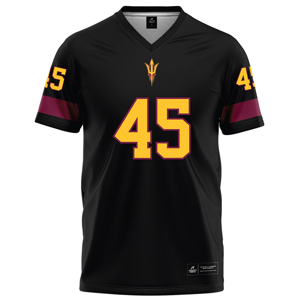 Arizona State - NCAA Football : Tristan Bacon - Black Football Jersey-0