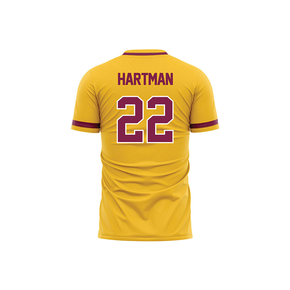 Arizona State - NCAA Women's Soccer : Oona Hartman - Gold Volleyball Jersey-1