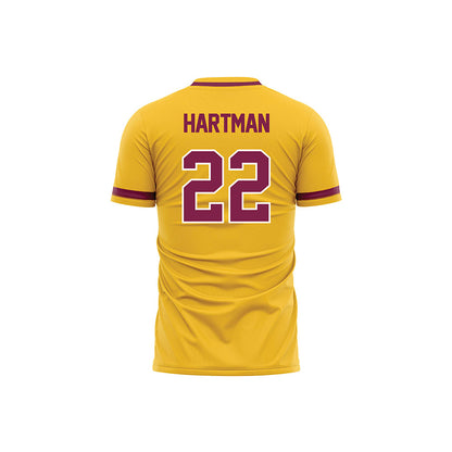 Arizona State - NCAA Women's Soccer : Oona Hartman - Gold Volleyball Jersey-1