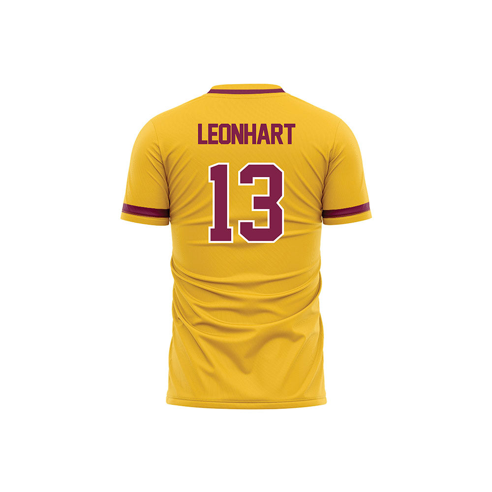 Arizona State - NCAA Women's Soccer : Ashley Leonhart - Soccer Jersey Gold