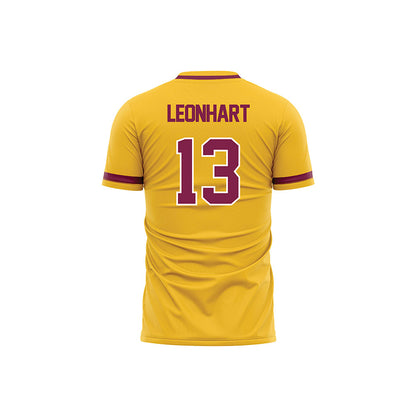 Arizona State - NCAA Women's Soccer : Ashley Leonhart - Soccer Jersey Gold