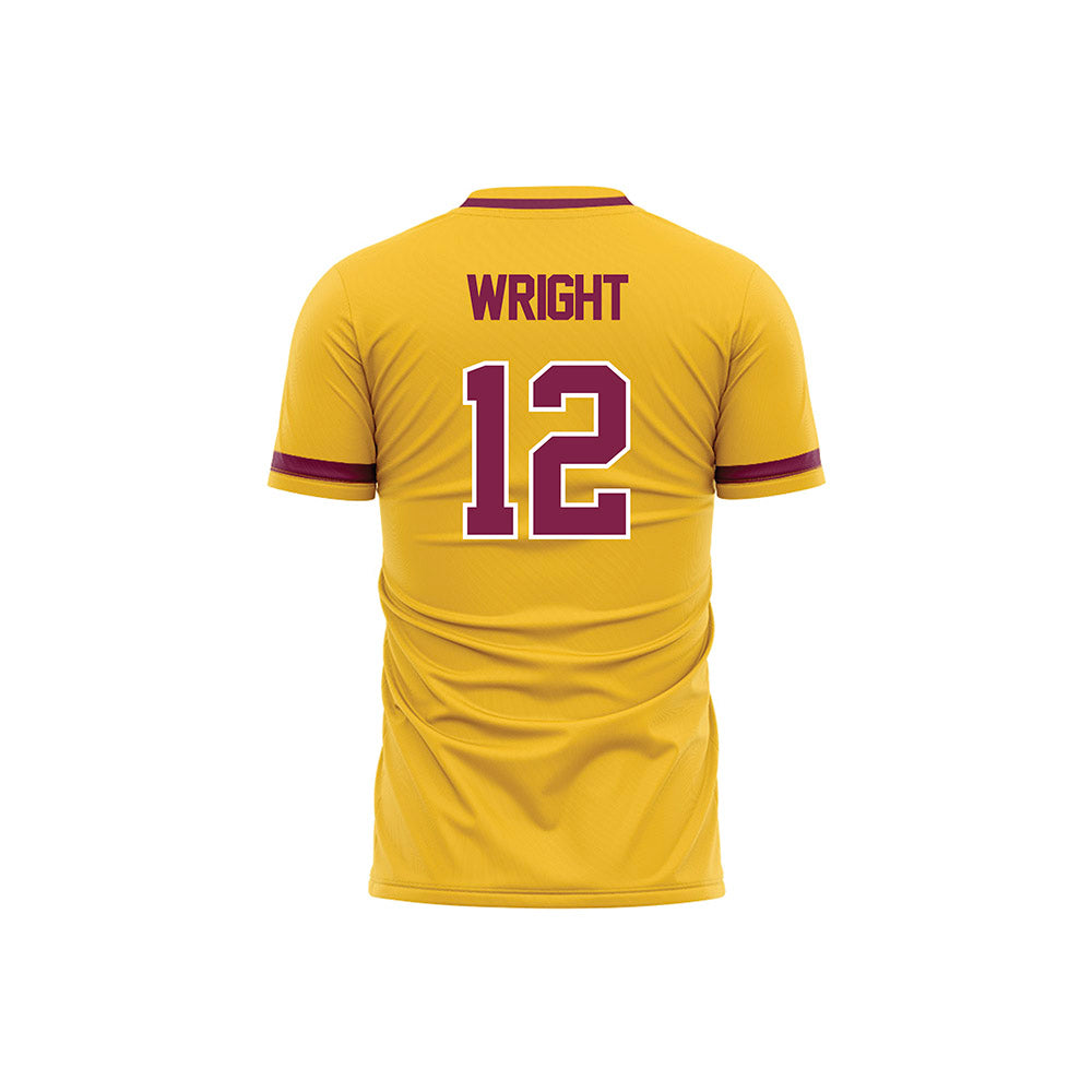 Arizona State - NCAA Women's Soccer : Ava Wright - Soccer Jersey Gold