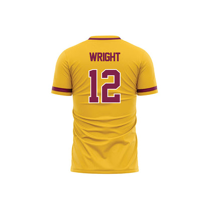 Arizona State - NCAA Women's Soccer : Ava Wright - Soccer Jersey Gold
