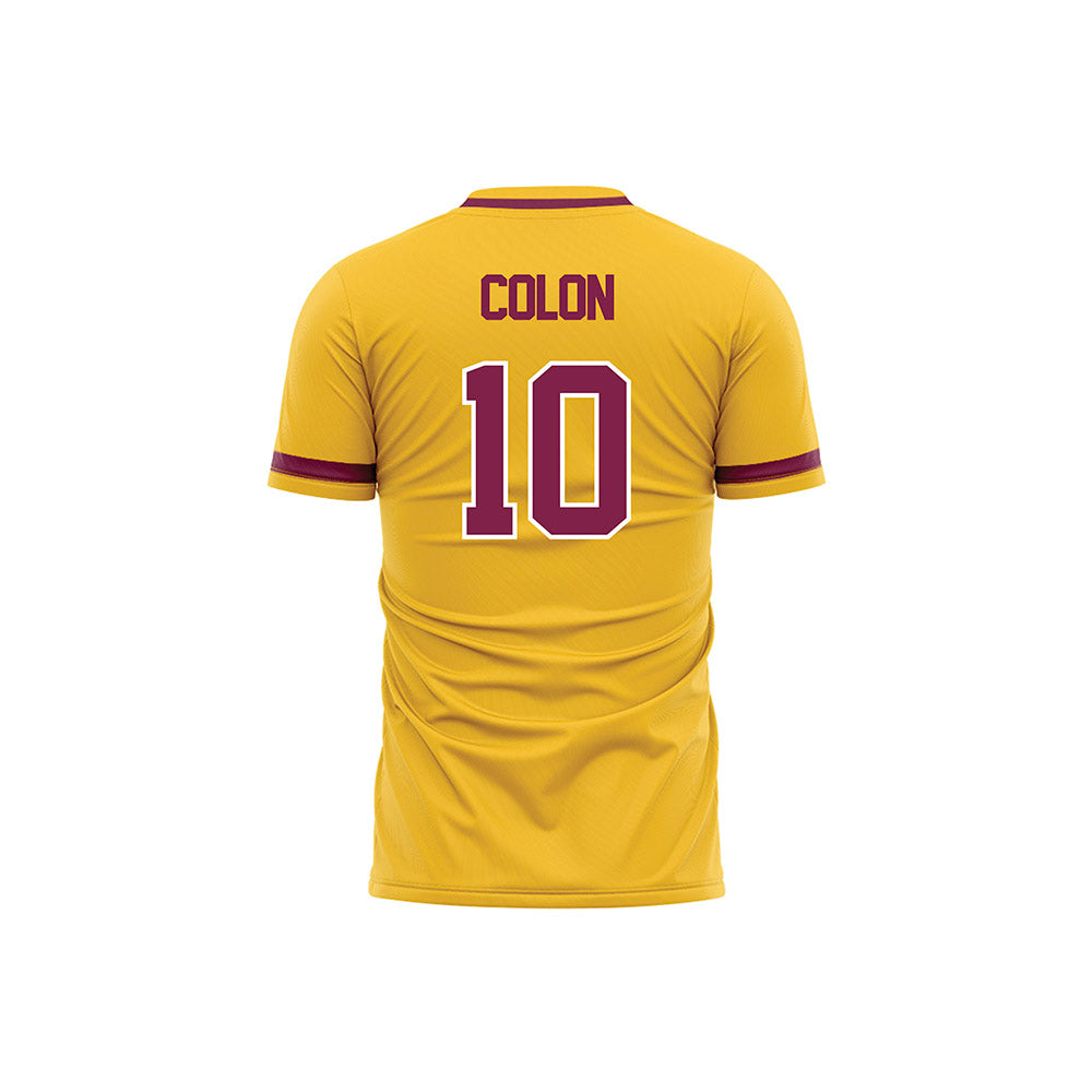 Arizona State - NCAA Women's Soccer : Enasia Colon - Soccer Jersey Gold