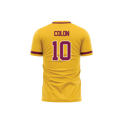 Arizona State - NCAA Women's Soccer : Enasia Colon - Soccer Jersey Gold