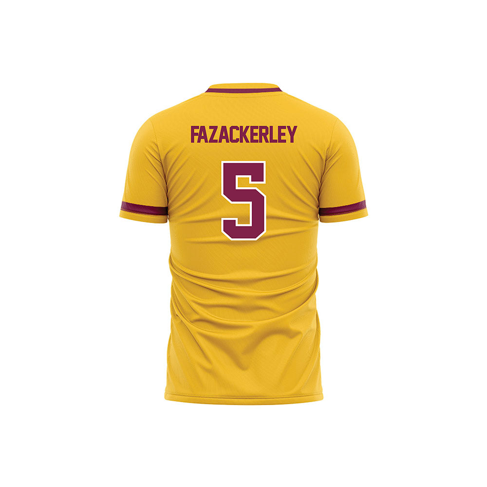 Arizona State - NCAA Women's Soccer : Lucy Fazackerley - Gold Volleyball Jersey-1