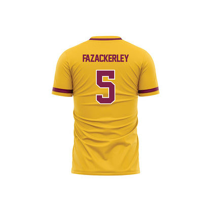 Arizona State - NCAA Women's Soccer : Lucy Fazackerley - Gold Volleyball Jersey-1