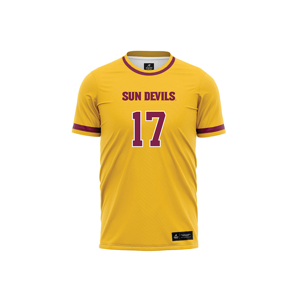 Arizona State - NCAA Women's Soccer : Meighan Farrell - Soccer Jersey Gold