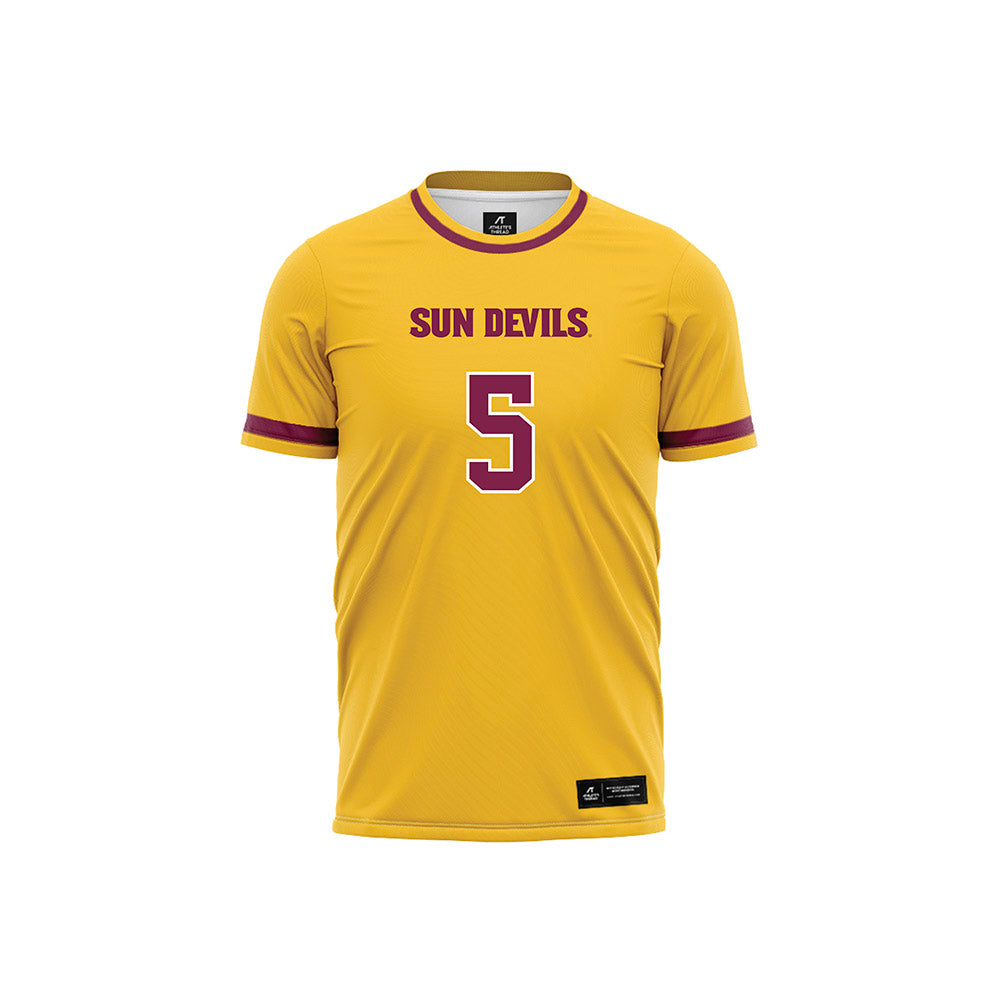 Arizona State - NCAA Women's Soccer : Olivia Coleman - Soccer Jersey Gold