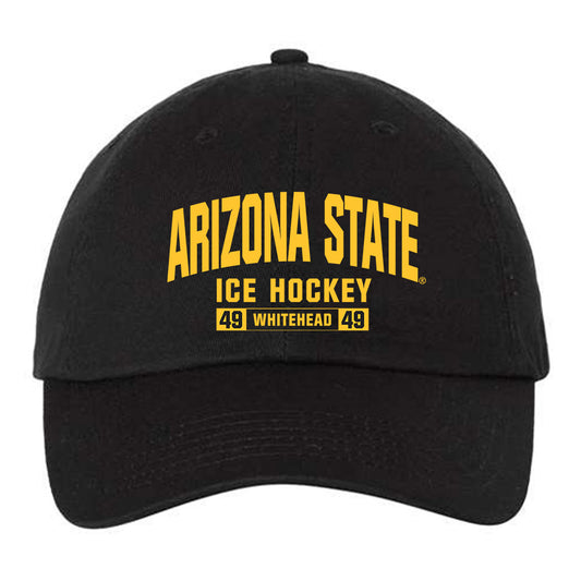 Arizona State - NCAA Men's Ice Hockey : Braxton Whitehead - Dad Hat-0