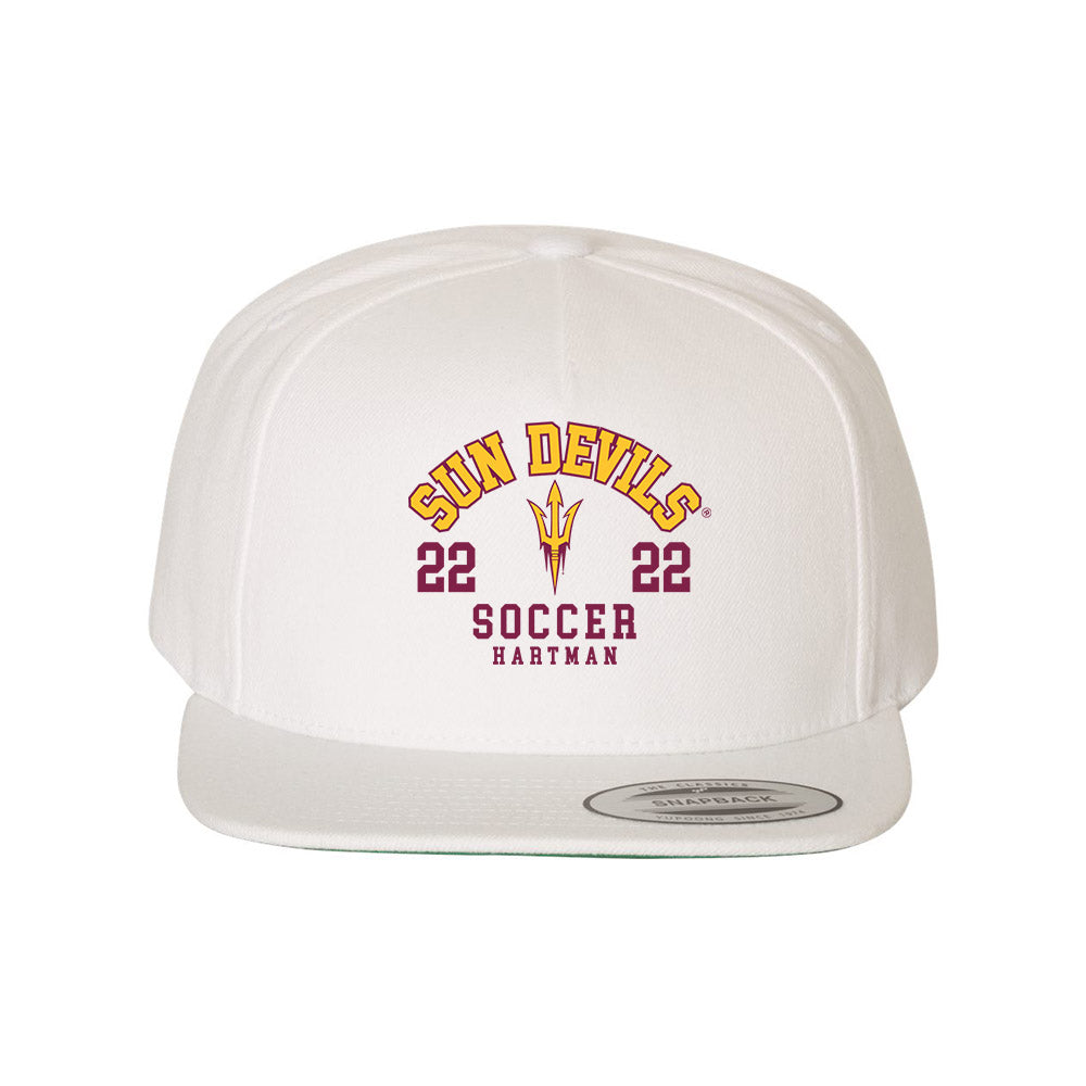 Arizona State - NCAA Women's Soccer : Oona Hartman - Snapback Hat-0