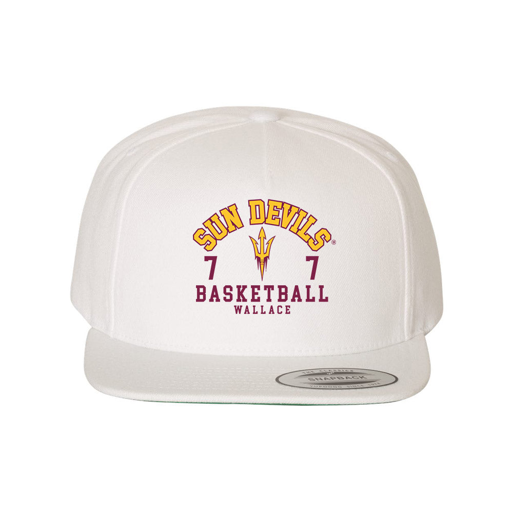 Arizona State - NCAA Men's Basketball : Vijay Wallace - Snapback Hat-0