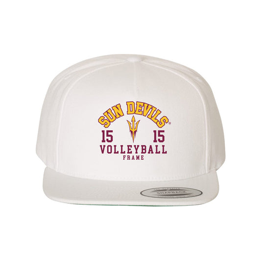 Arizona State - NCAA Women's Volleyball : Faith Frame - Snapback Hat-0