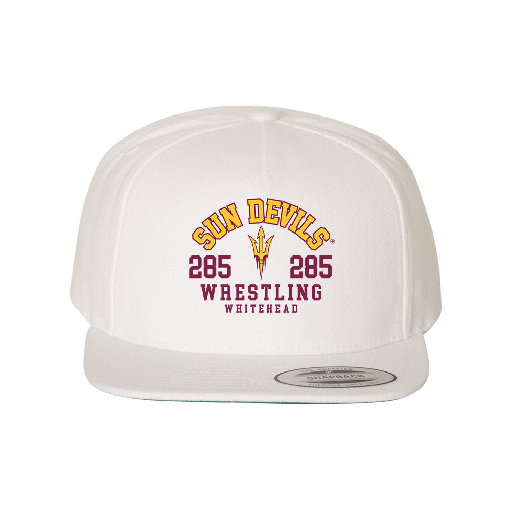 Arizona State - NCAA Wrestling : Melvin Whitehead - Snapback Hat-0
