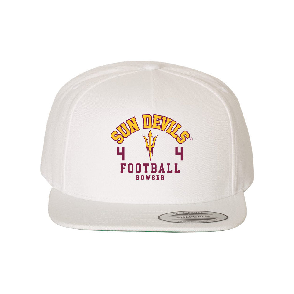 Arizona State - NCAA Football : Myles Rowser - Snapback Hat-0