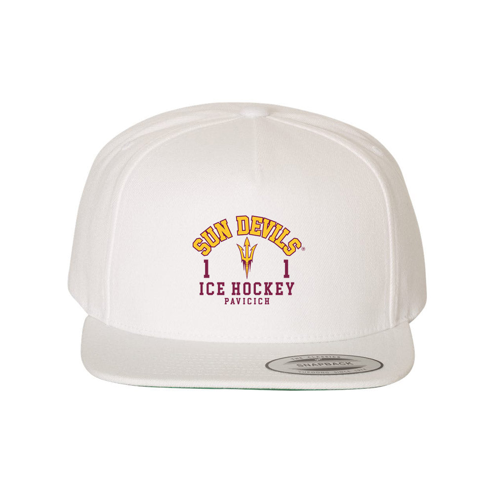 Arizona State - NCAA Men's Ice Hockey : Luke Pavicich - Snapback Hat