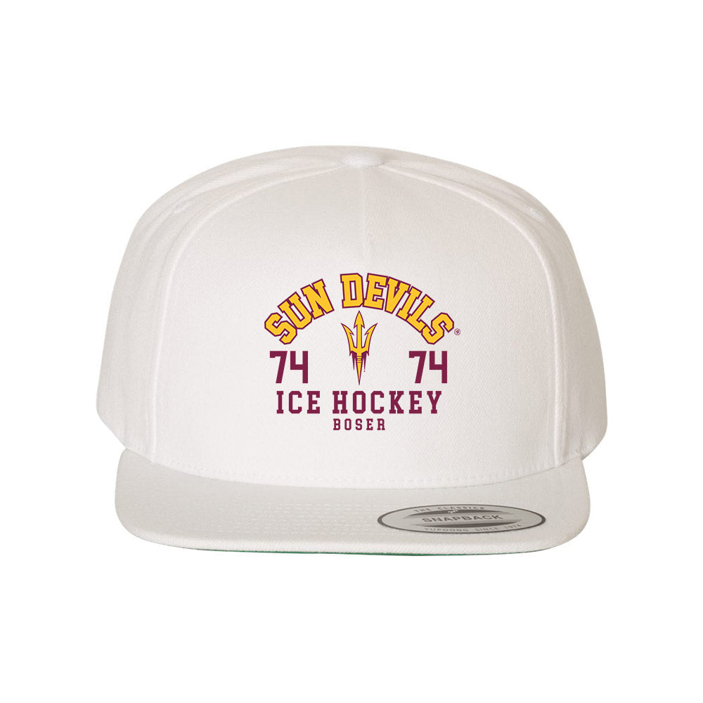 Arizona State - NCAA Men's Ice Hockey : Brasen Boser - Snapback Hat-0