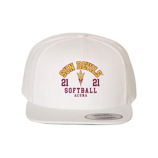 Arizona State - NCAA Softball : Yannixa Acuna - Snapback Hat-0