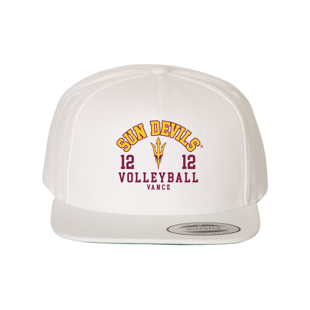 Arizona State - NCAA Women's Volleyball : Ceci Vance - Snapback Hat-0