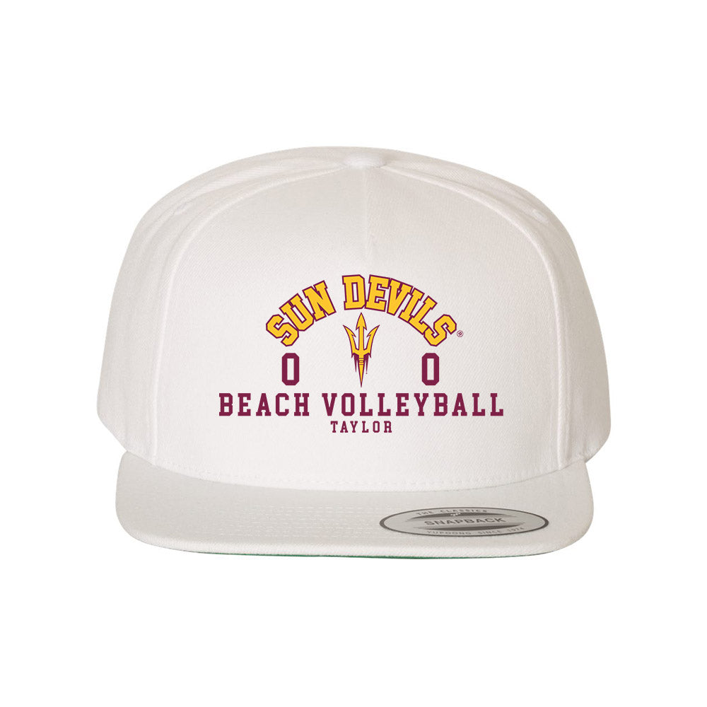 Arizona State - NCAA Beach Volleyball : Zoe Taylor - Snapback Hat-0