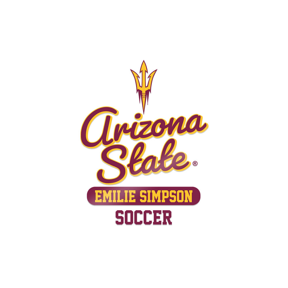 Arizona State - NCAA Women's Soccer : emilie simpson - Sticker