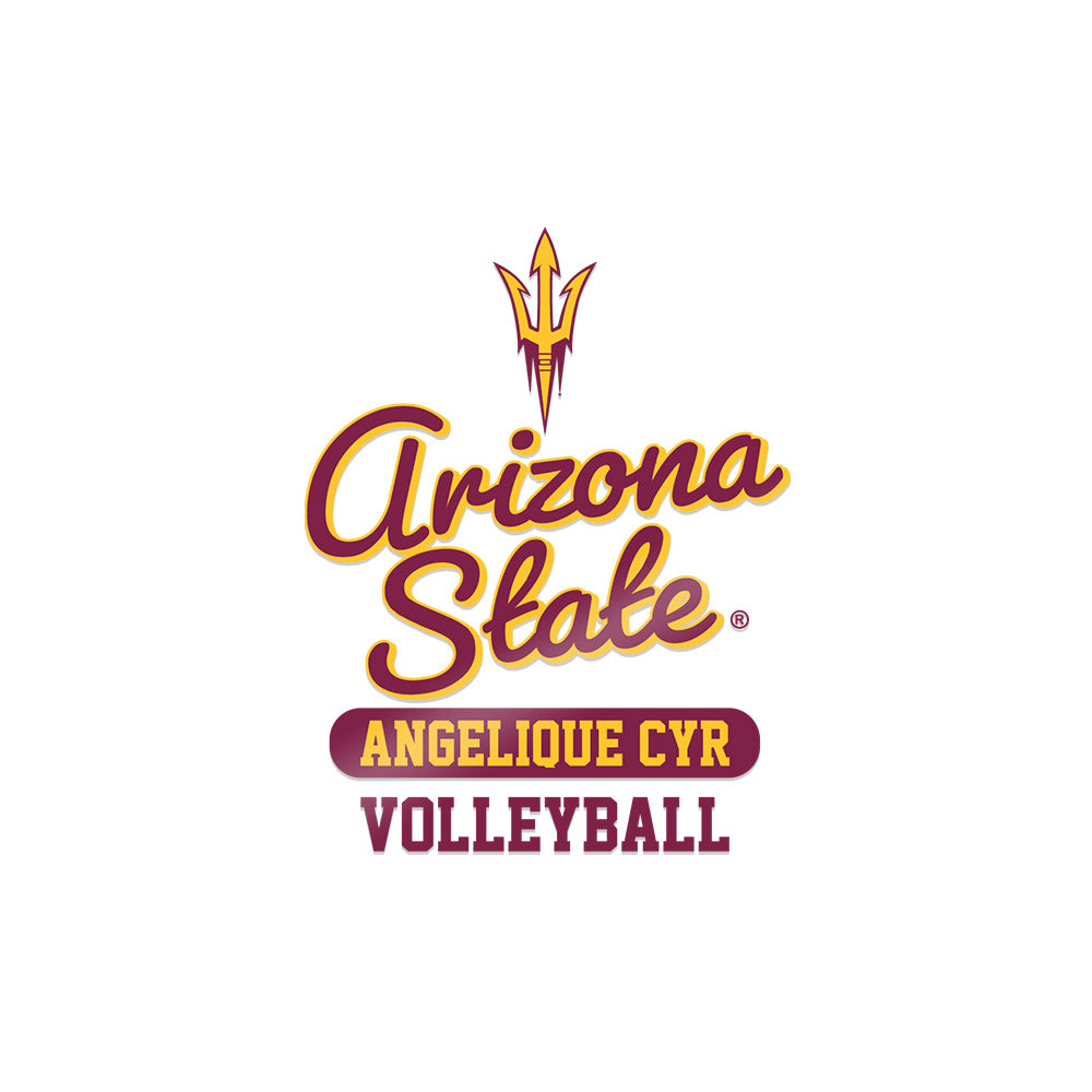 Arizona State - NCAA Women's Volleyball : Angelique Cyr - Sticker