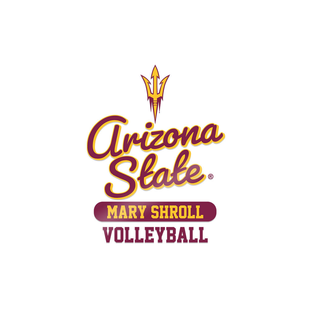 Arizona State - NCAA Women's Volleyball : Mary Shroll - Sticker