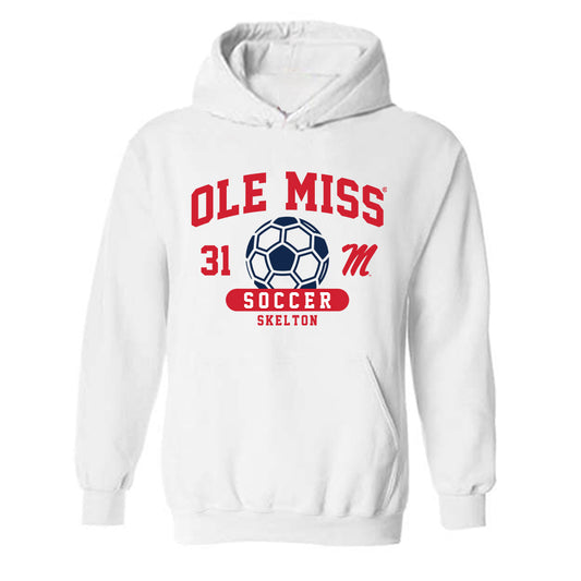 Ole Miss - NCAA Women's Soccer : Georgia Skelton - Classic Fashion Shersey Hooded Sweatshirt-0