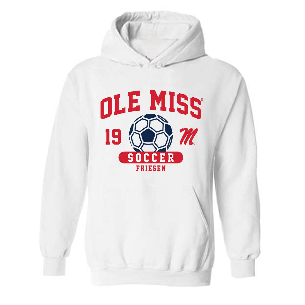 Ole Miss - NCAA Women's Soccer : Riley Friesen - Classic Fashion Shersey Hooded Sweatshirt