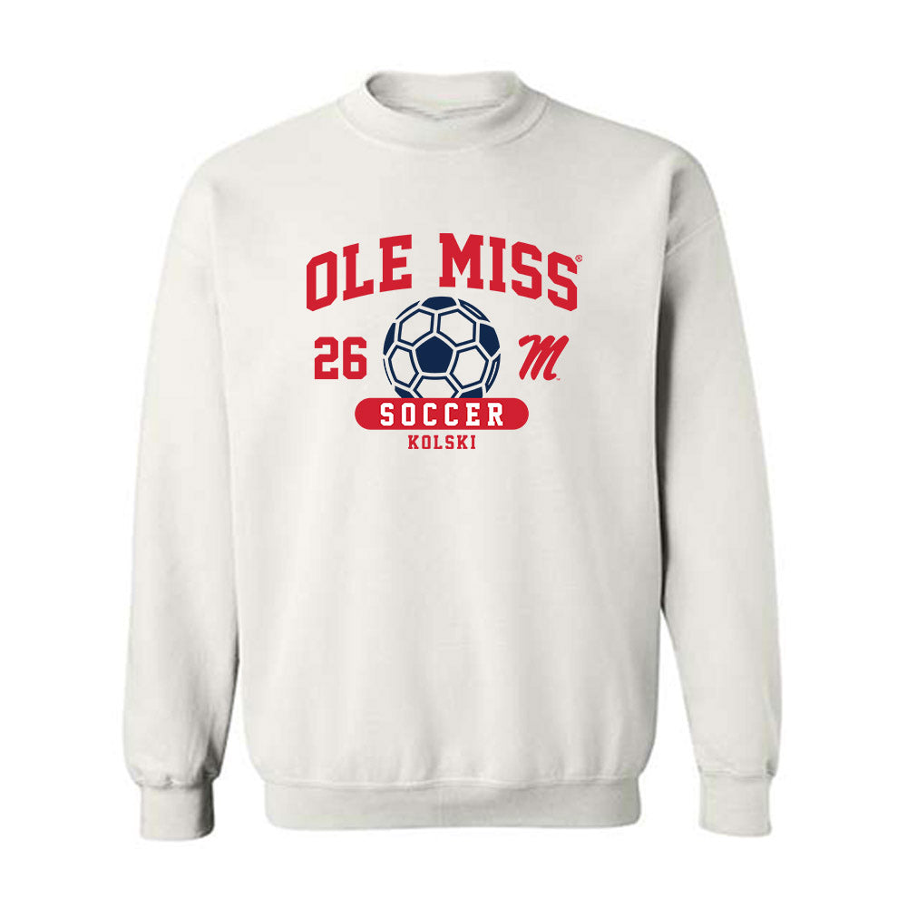 Ole Miss - NCAA Women's Soccer : Allison Kolski - Classic Fashion Shersey Crewneck Sweatshirt-0