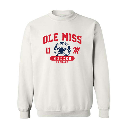 Ole Miss - NCAA Women's Soccer : Bella Leonard - Classic Fashion Shersey Crewneck Sweatshirt-0
