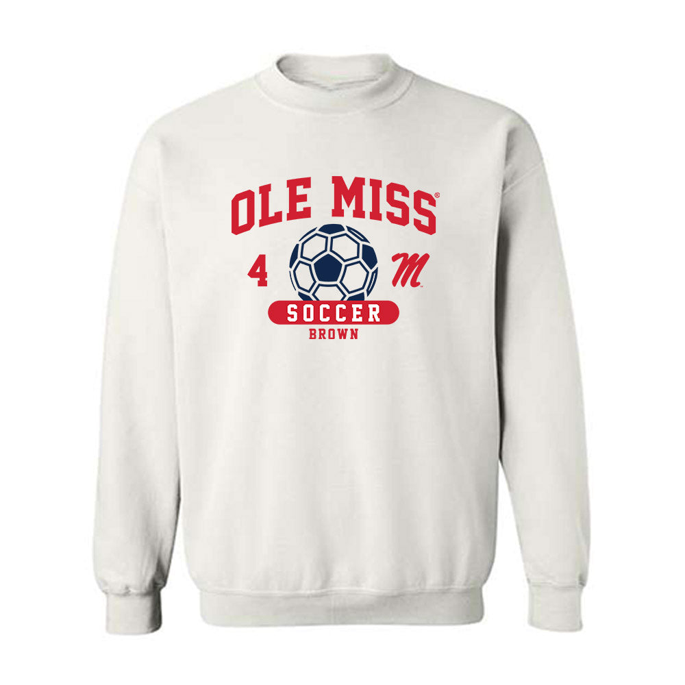 Ole Miss - NCAA Women's Soccer : Avery Brown - Classic Fashion Shersey Crewneck Sweatshirt