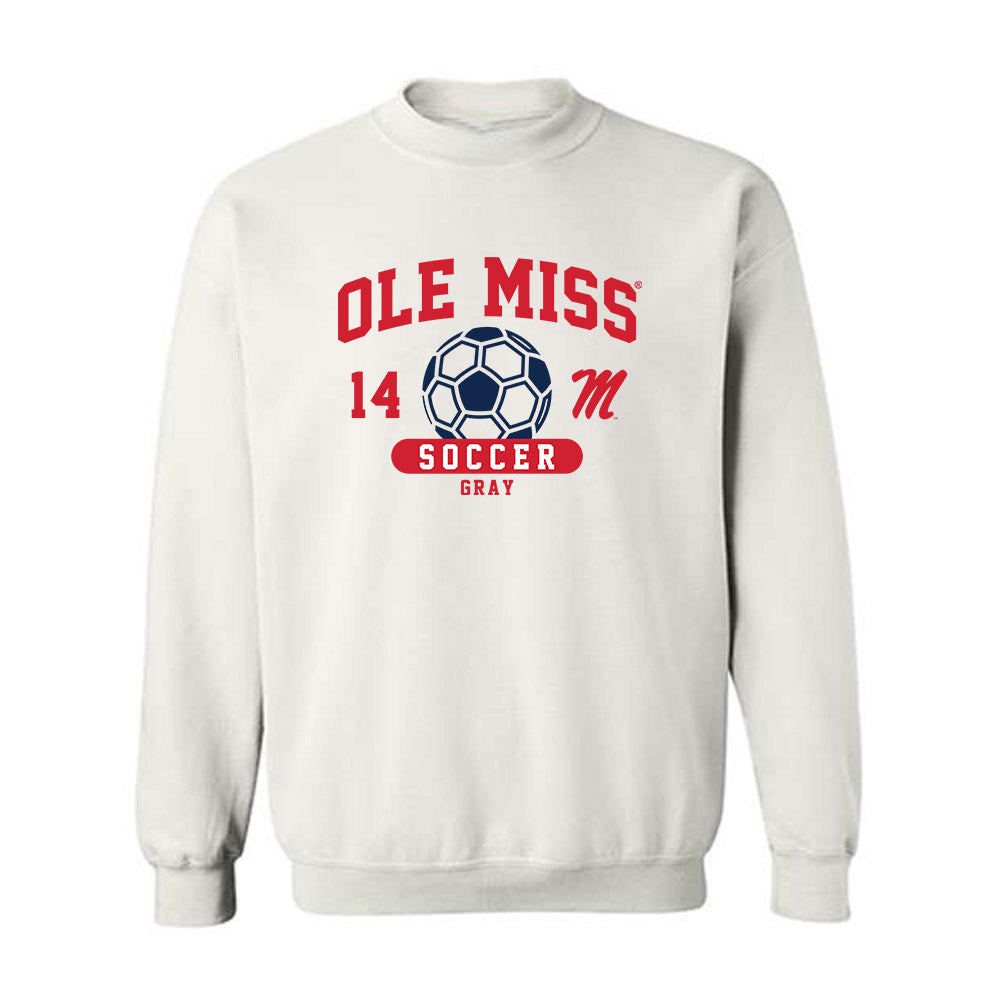 Ole Miss - NCAA Women's Soccer : Isabella Gray - Classic Fashion Shersey Crewneck Sweatshirt-0