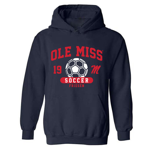 Ole Miss - NCAA Women's Soccer : Riley Friesen - Classic Fashion Shersey Hooded Sweatshirt