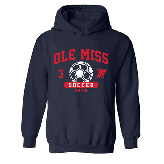 Ole Miss - NCAA Women's Soccer : Kate Smith - Classic Fashion Shersey Hooded Sweatshirt