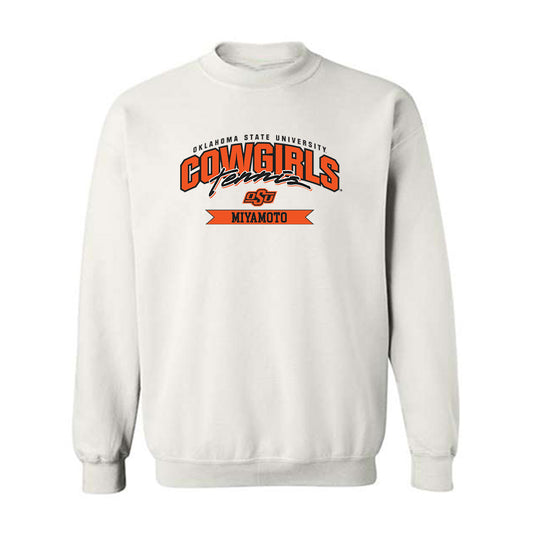 Oklahoma State - NCAA Women's Tennis : Ayumi Miyamoto - Crewneck Sweatshirt Classic Shersey