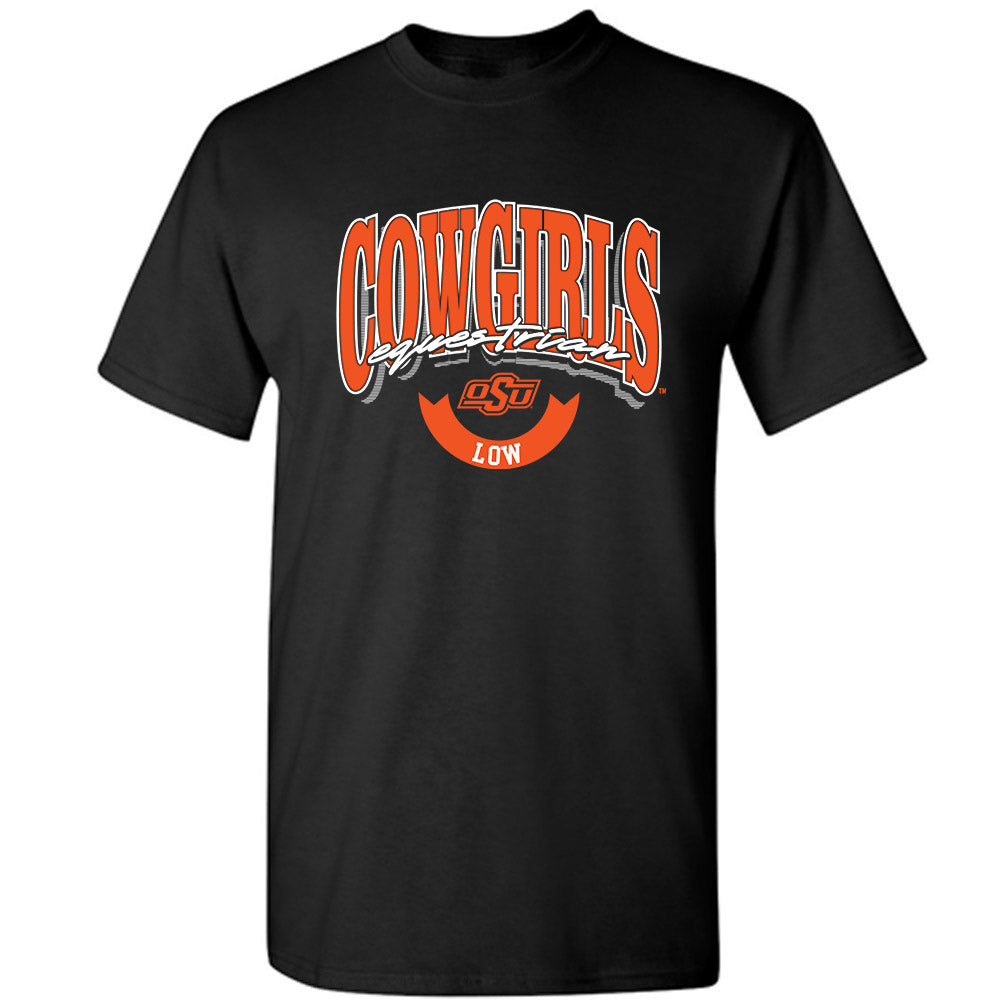 Oklahoma State - NCAA Equestrian : Lourdes Low - Classic Shersey T-Shirt-0