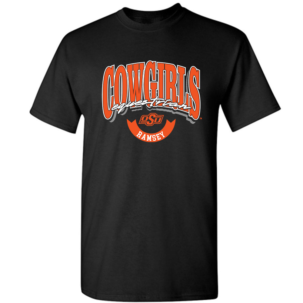 Oklahoma State - NCAA Equestrian : Katie Ramsey - Classic Shersey T-Shirt-0