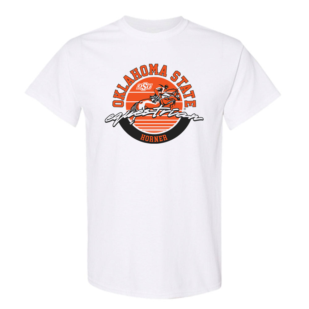 Oklahoma State - NCAA Equestrian : Faith Horner - Classic Shersey T-Shirt-0