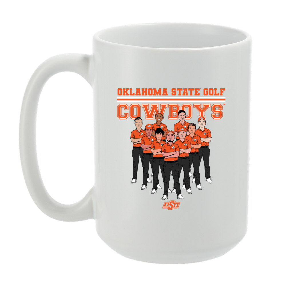 Oklahoma State - NCAA Men's Golf : Mug Team Caricature