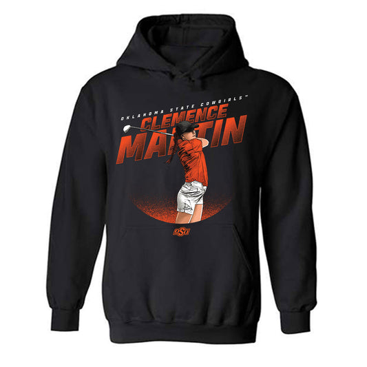 Oklahoma State - NCAA Women's Golf : Clemence Martin - Hooded Sweatshirt Individual Caricature